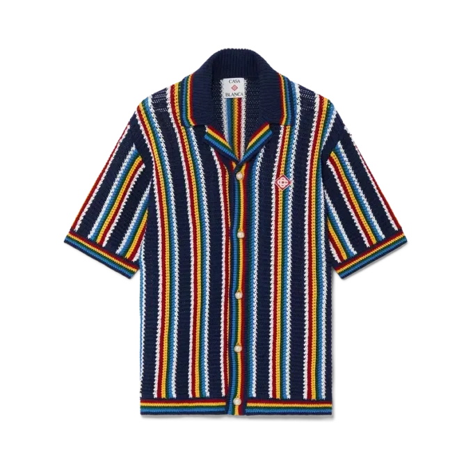 Camisas de rayas de ganchillo