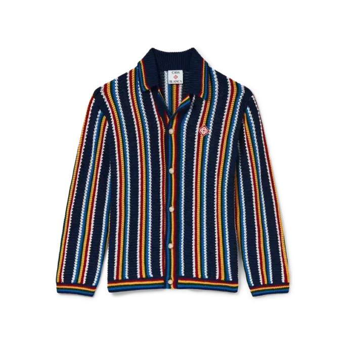 Camisas de rayas de ganchillo