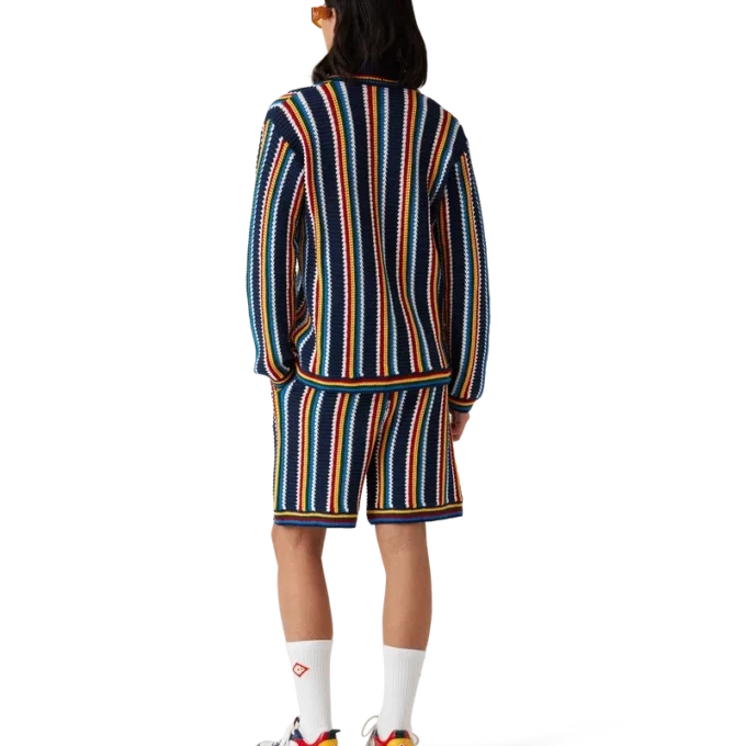 Camisas de rayas de ganchillo