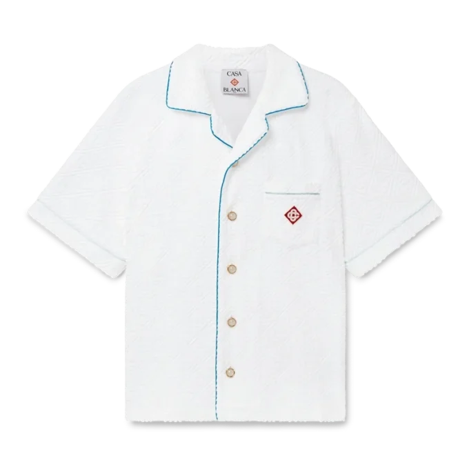 Camisas de rizo con rayas de tenis