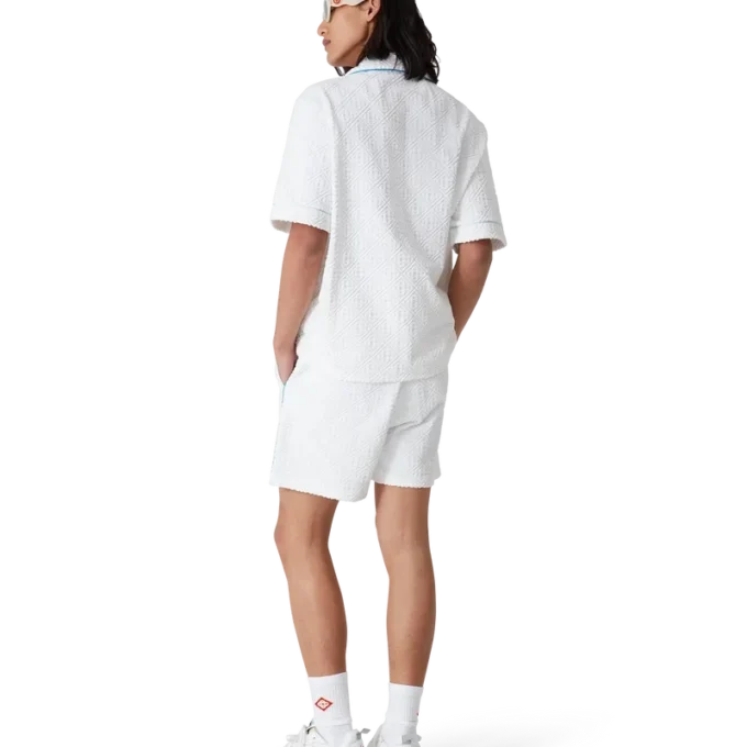 Camisas de rizo con rayas de tenis
