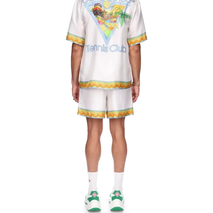 Camisas de seda Afro Cubism Tennis Club