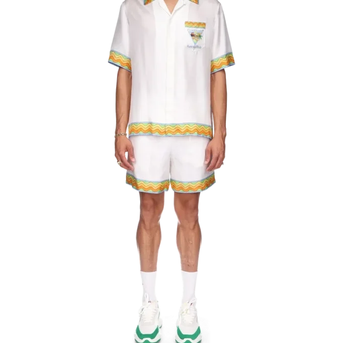 Camisas de seda Afro Cubism Tennis Club