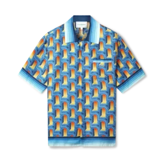 Camisas de seda con cuello cubano L’arche De Nuit