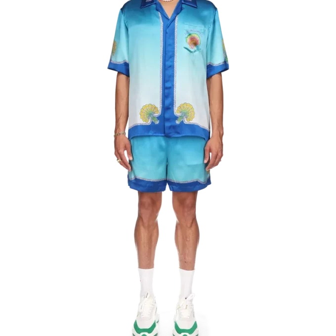 Camisas de seda Coquillage Colora