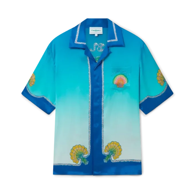 Camisas de seda Coquillage Colora