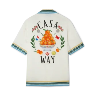 Camisas de seda de manga corta Casa Way