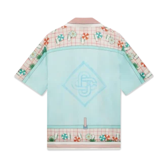 Camisas de seda de manga corta Copacabana