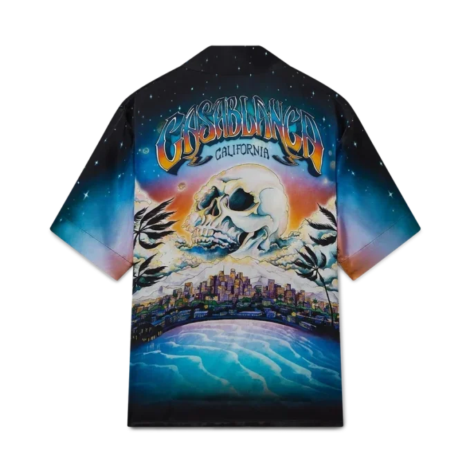 Camisas de seda de manga corta La Pramonition