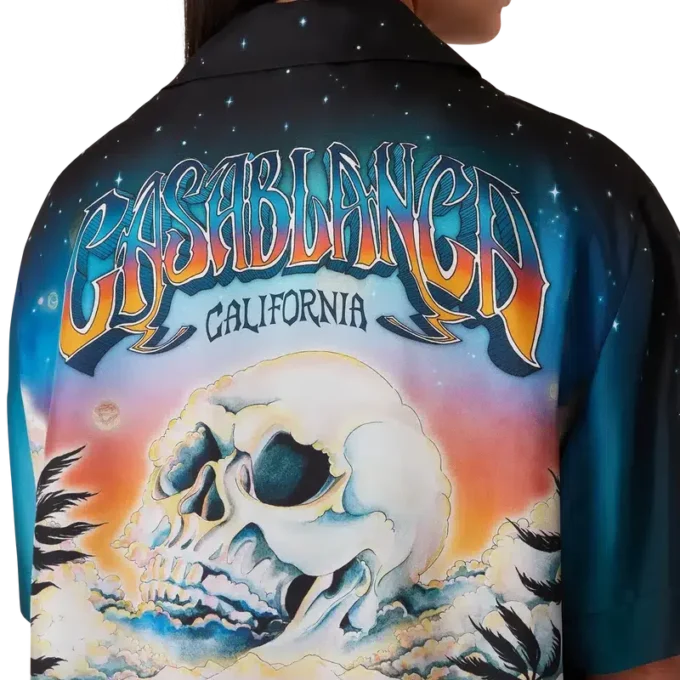 Camisas de seda de manga corta La Pramonition