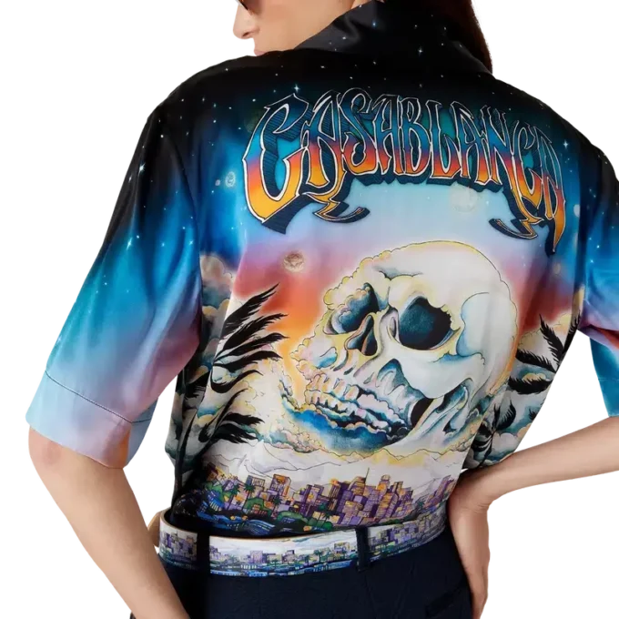 Camisas de seda de manga corta La Pramonition Camisas de seda de manga corta La Pramonition