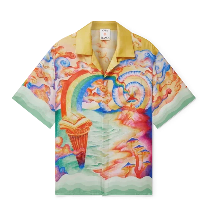 Camisas de seda de manga corta Nature’s Teacher