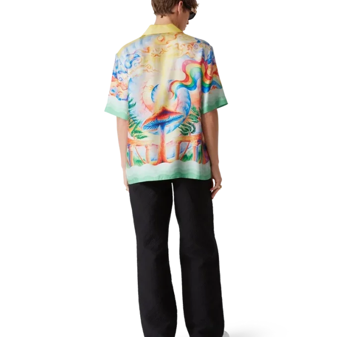 Camisas de seda de manga corta Nature’s Teacher