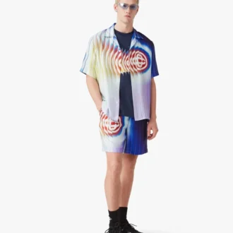 Camisas de seda de manga corta Shockwave