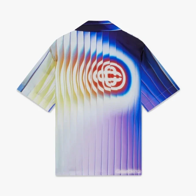 Camisas de seda de manga corta Shockwave