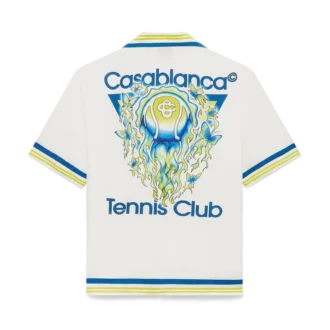 Camisas de seda de manga corta Tennis Club