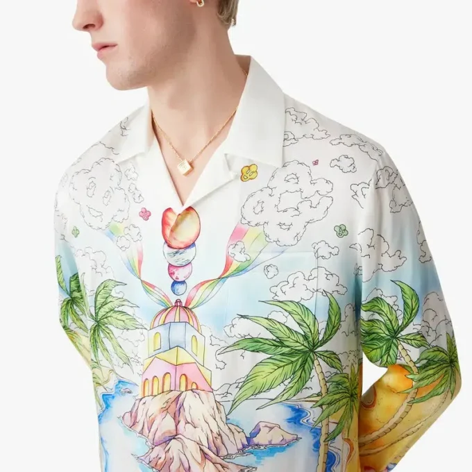 Camisas de seda de manga larga Better Days