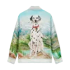 Camisas de seda de manga larga Dalmatian a La Montagne