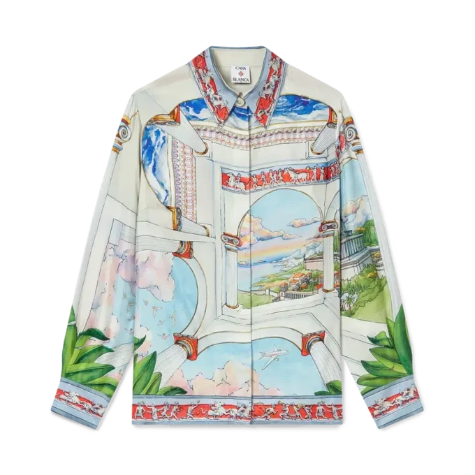 Camisas de seda de manga larga Le Passage Camisas de seda de manga larga Le Passage