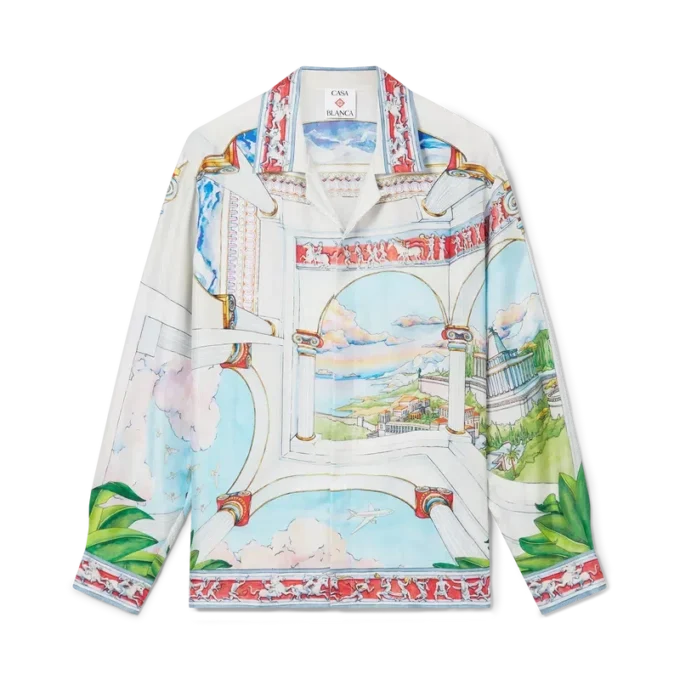 Camisas de seda de manga larga Le Passage