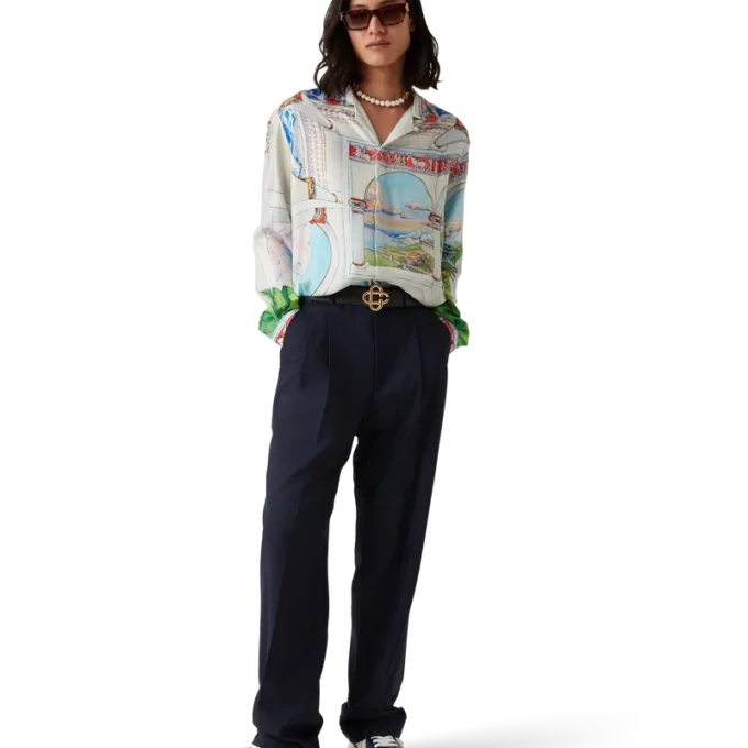 Camisas de seda de manga larga Le Passage