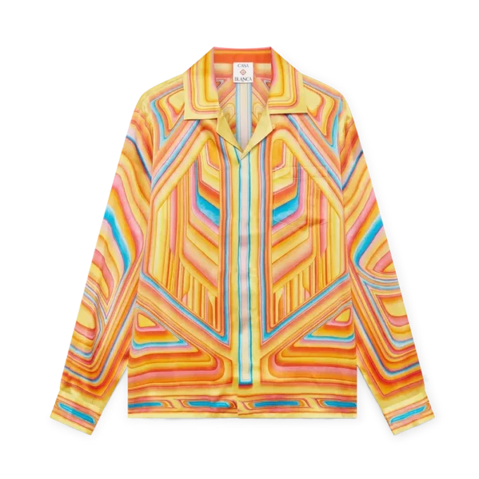 Camisas de seda de manga larga Low Rider Camisas de seda de manga larga Low Rider