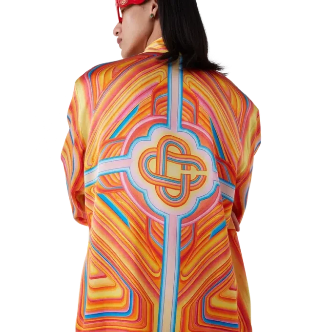 Camisas de seda de manga larga Low Rider Camisas de seda de manga larga Low Rider