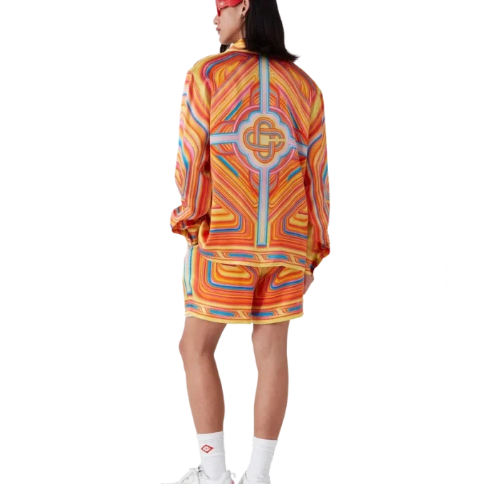 Camisas de seda de manga larga Low Rider Camisas de seda de manga larga Low Rider