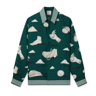 Camisas de seda de manga larga Metaphysical