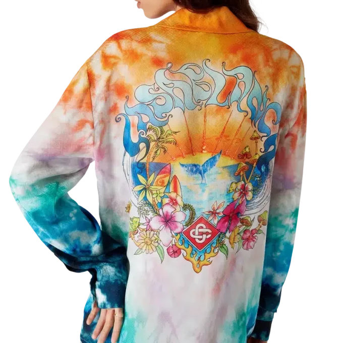 Camisas de seda de manga larga Surf Trip | Casablanca Paris