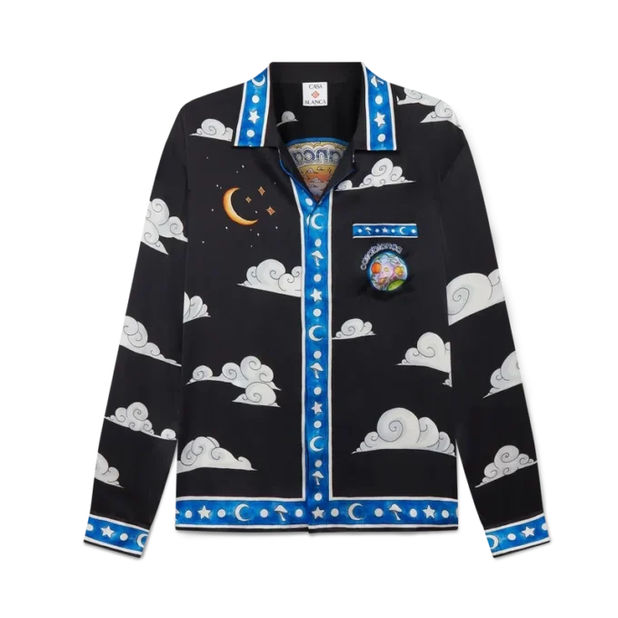 Camisas de seda de manga larga «The Four Elements»