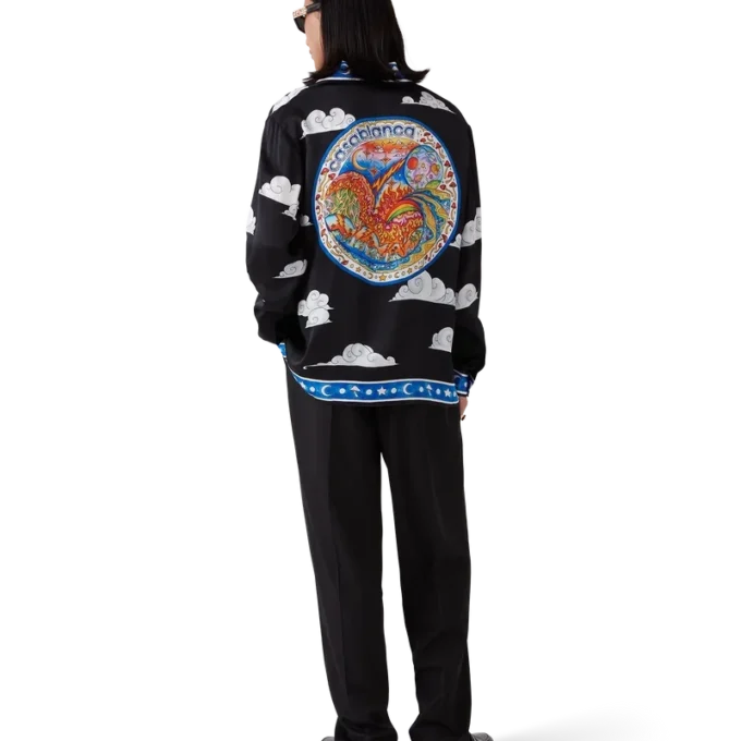 Camisas de seda de manga larga «The Four Elements»