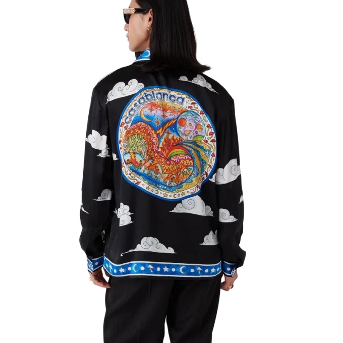 Camisas de seda de manga larga «The Four Elements»