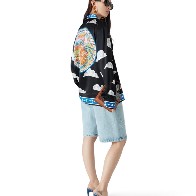 Camisas de seda de manga larga «The Four Elements»