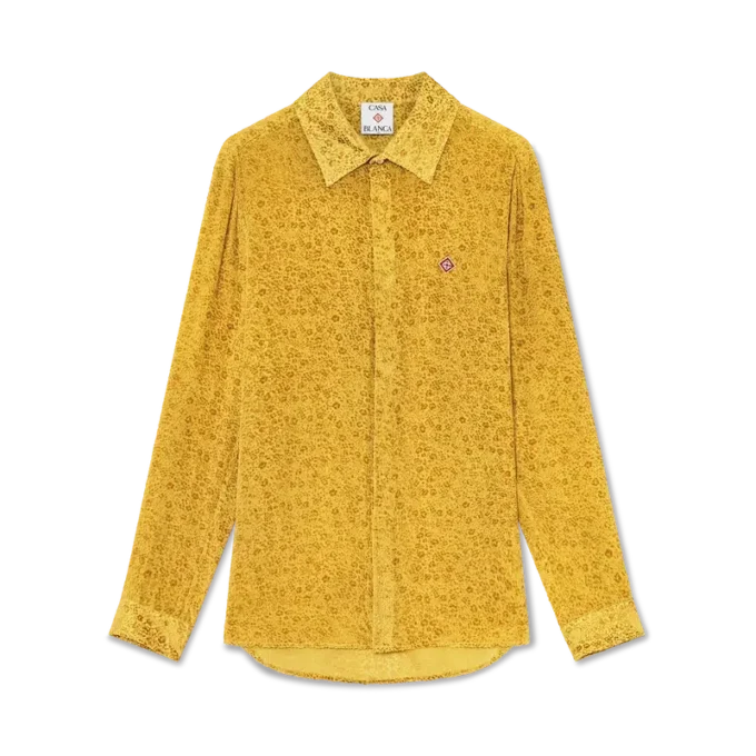 Camisas de seda Devora con estampado floral