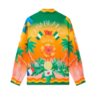 Camisas de seda Tennis Club En Fleur