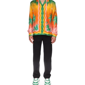 Camisas de seda Tennis Club En Fleur