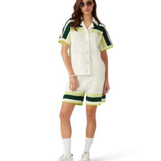 Pantalones cortos de tenis de ganchillo