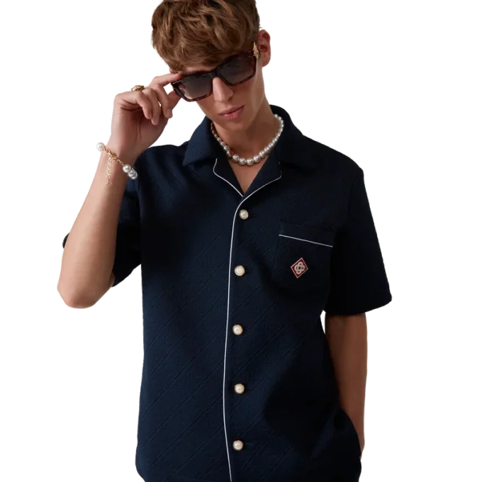 Camisas Jacquard Monogram