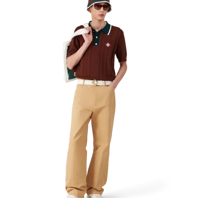 Camisas oversize de punto trenzado