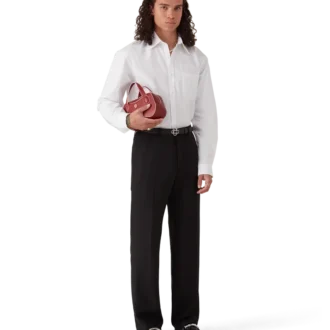 Camisas Oxford de jacquard de algodón con monograma