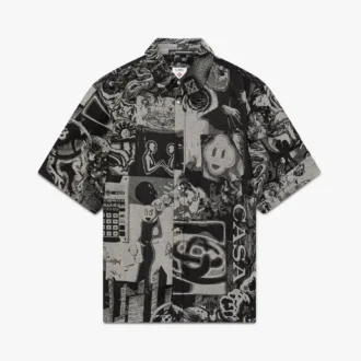 Camisas vaqueras de manga corta Rave Collage