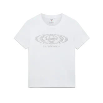 Camiseta ajustada de pantalón corto con el logotipo de Crystal Warped