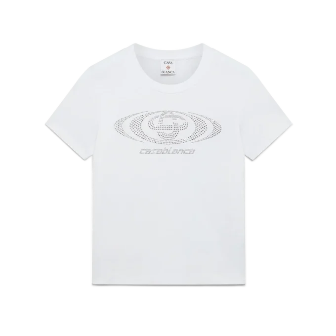 Camiseta ajustada de pantalón corto con el logotipo de Crystal Warped