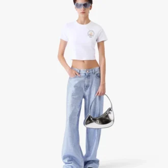 Camiseta blanca de pantalón corto para bebé Casa Way