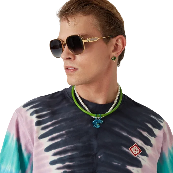 Camiseta con estampado tie-dye degradado Camiseta con estampado tie-dye degradado