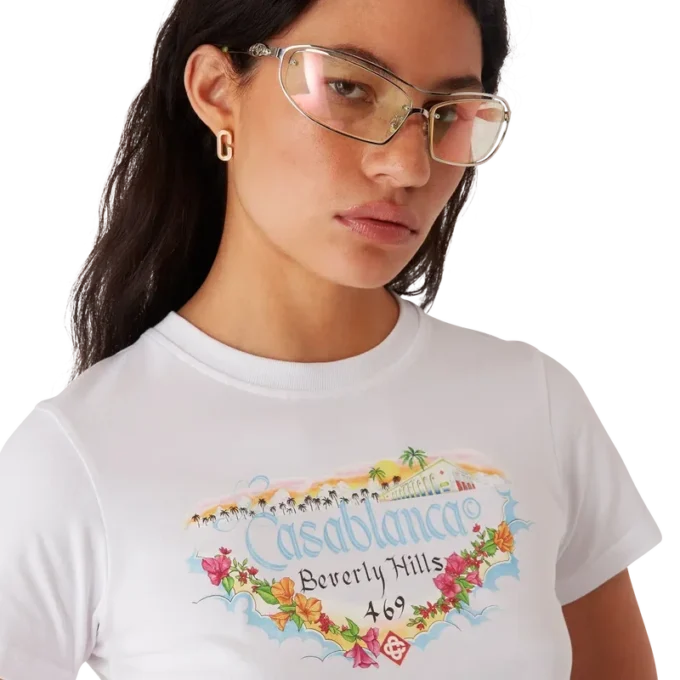 Camiseta corta de la tienda de Los Ángeles