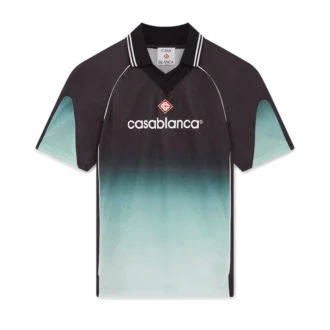 Camiseta de fútbol de pantalón corto con jacquard de monograma degradado