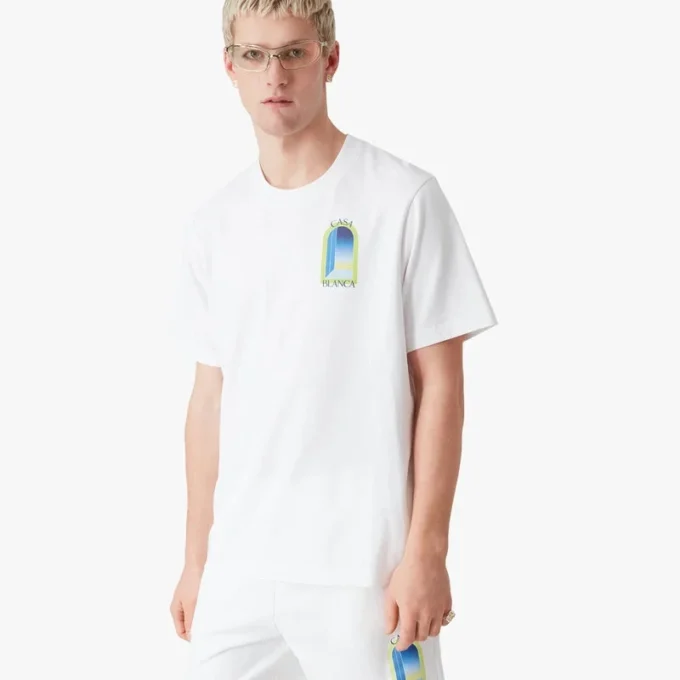 Camiseta de manga corta Arches en blanco Camiseta de manga corta Arches en blanco