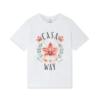 Camiseta de manga corta con el logotipo de Casa Way Orchid